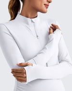 G4Free Activewear - UPF 50+ Half Zip Sun Maternity Shirts -GF25BY464BF-XS-GF25BY464BA-S-GF25BY464BB-M-GF25BY464BC-L-GF25BY464BD-XL