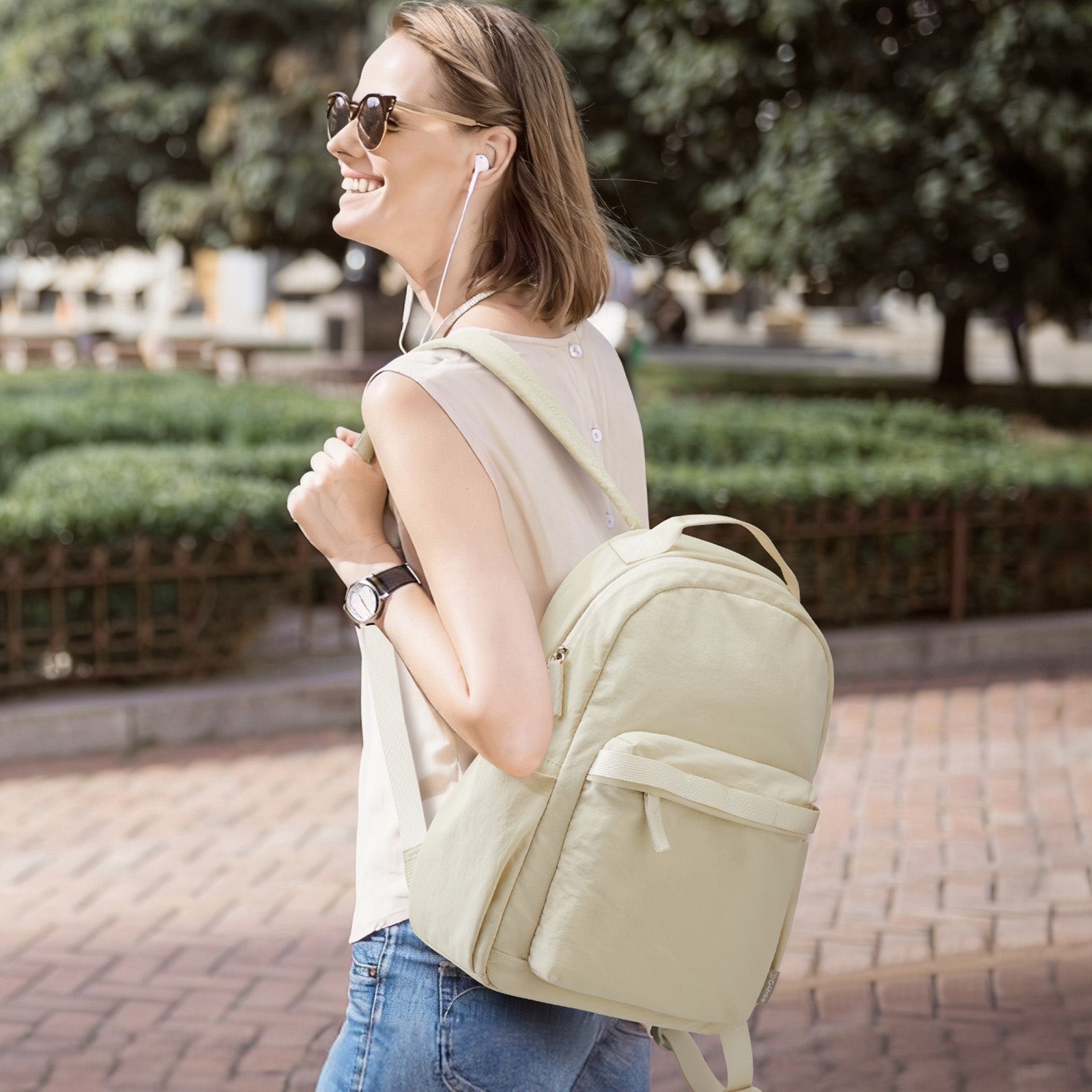 G4Free Activewear - Women Nylon Mini Backpack Purse Daypack -TN25B566A-TN25B566B-TN25B566C