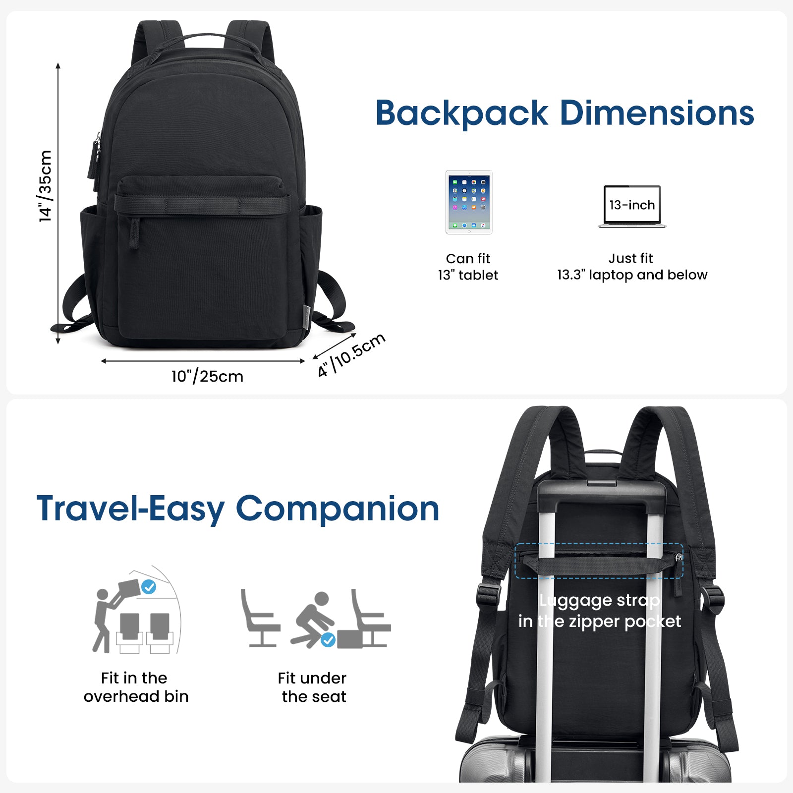 G4Free Activewear - Women Nylon Mini Backpack Purse Daypack -TN25B566A-TN25B566B-TN25B566C