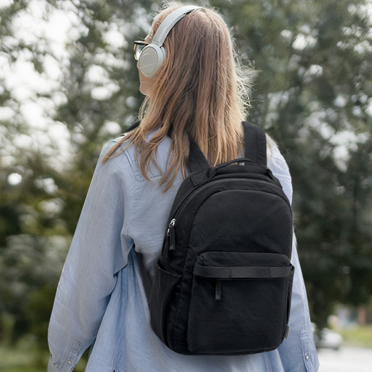 G4Free Activewear - Women Nylon Mini Backpack Purse Daypack -TN25B566A-TN25B566B-TN25B566C