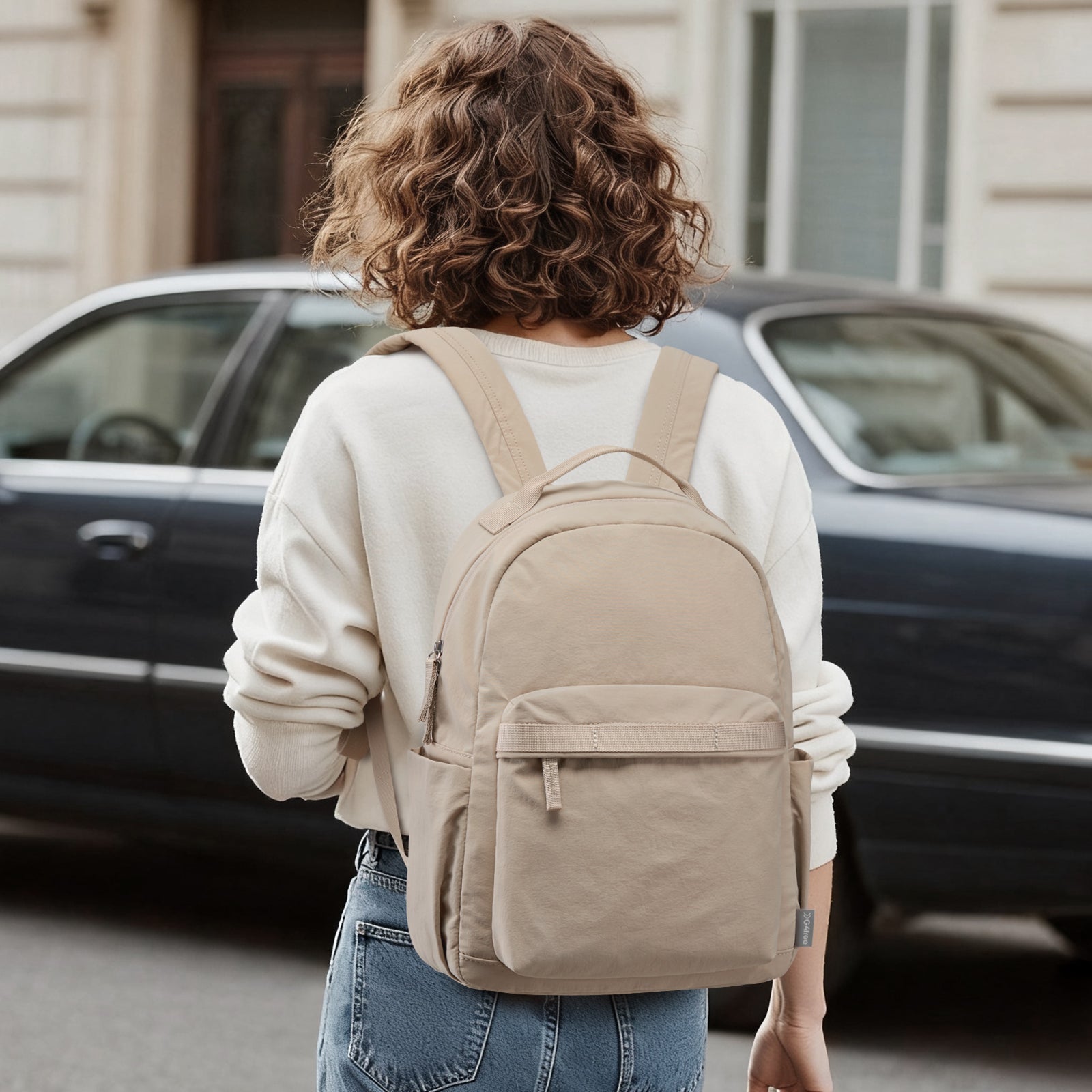 G4Free Activewear - Women Nylon Mini Backpack Purse Daypack -TN25B566A-TN25B566B-TN25B566C