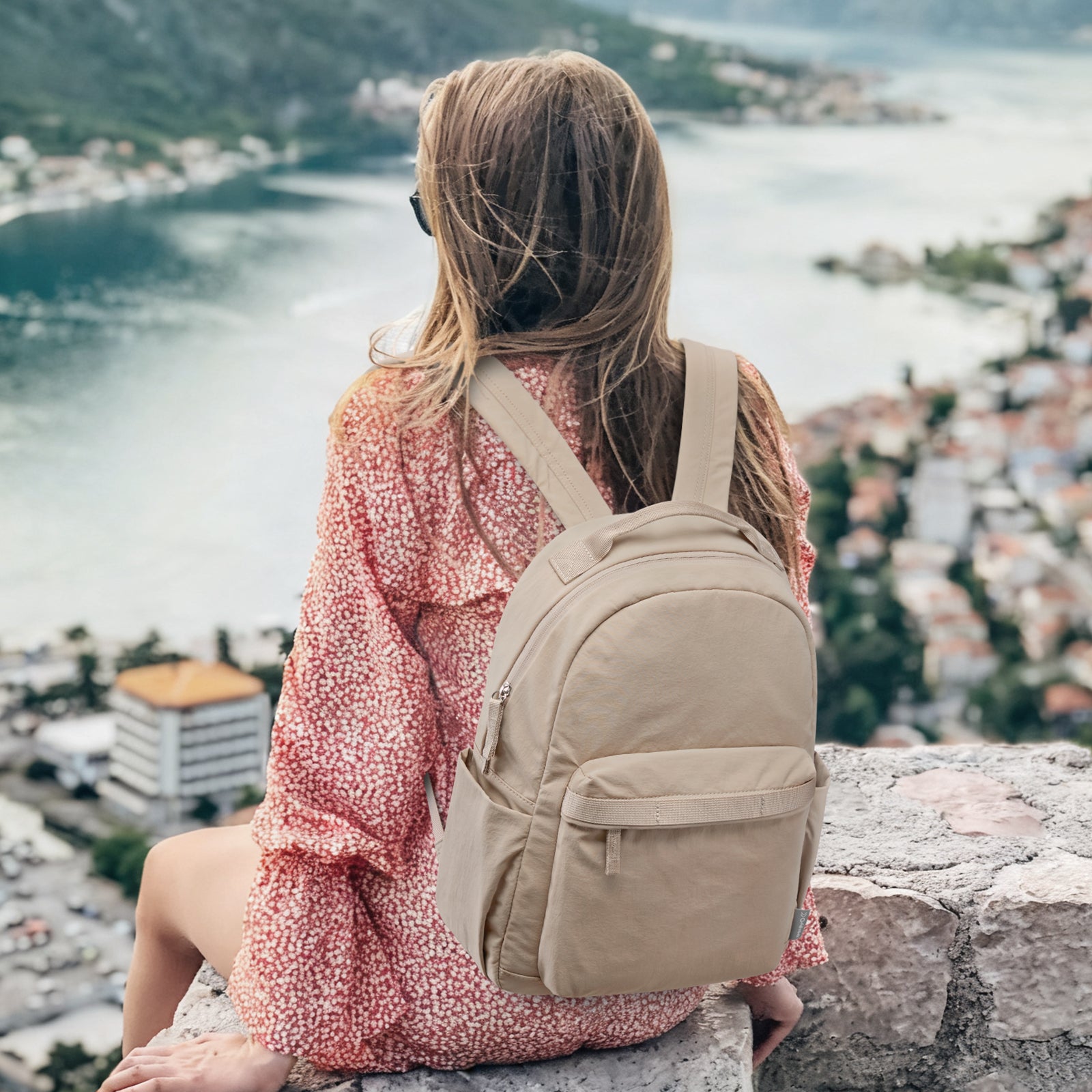 G4Free Activewear - Women Nylon Mini Backpack Purse Daypack -TN25B566A-TN25B566B-TN25B566C