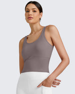 G4Free - BareFeel Built in Bra Workout Tank Tops -GF25L333AA-S