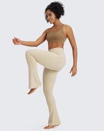 G4Free - BareFeel Casual High-Waisted Mini Flare Pants -GF24A244AA-S-GF24A245AA-S-GF24A246AA-S-GF24A244AB-M-GF24A245AB-M