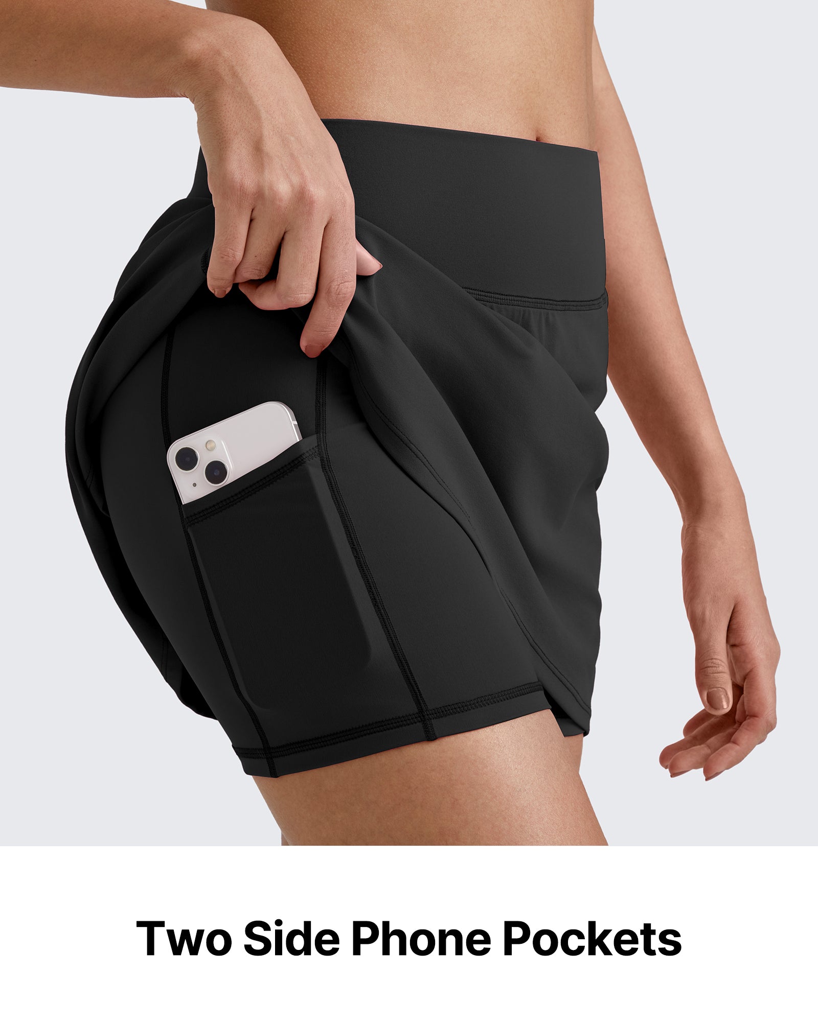 G4Free - BareFeel Casual Inner Shorts Tennis Skirts 15'' -GF25H393AA-S-GF25H393AB-M-GF25H393AC-L-GF25H393AD-XL-GF25H393AE-XXL