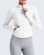 G4Free - BareFeel Cropped Slim Fit Full Zip Workout Jackets -GF25M411AA-S-GF25M411AB-M-GF25M411AC-L-GF25M411AD-XL-GF25M411AE-XXL