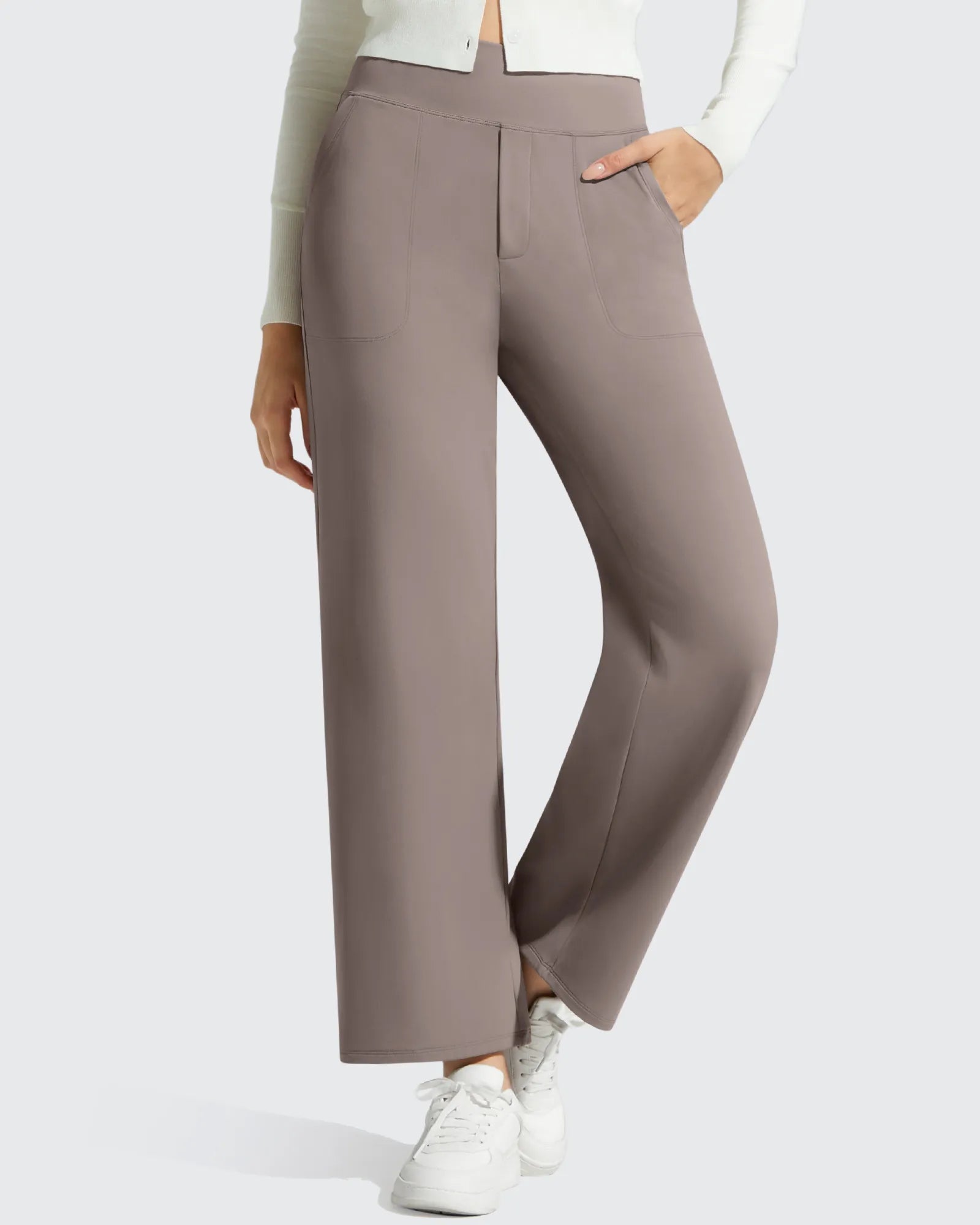 Barefeel Ankle Length Casual Dress Pants for Women | G4Free Dark gray / S / Regular (27) Barefeel Ankle Length Casual Dress Pants for Women | G4Free Dark gray / S / Regular (27)