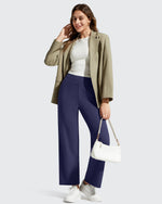 G4Free - BareFeel Faux Fly Ankle Length Casual Dress Pants -GF26J775A001A-S-GF26J776A001A-S-GF26J777A001A-S-GF26J775A001B-M-GF26J776A001B-M