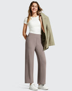 G4Free - BareFeel Faux Fly Ankle Length Casual Dress Pants -GF26J775A001A-S-GF26J776A001A-S-GF26J777A001A-S-GF26J775A001B-M-GF26J776A001B-M