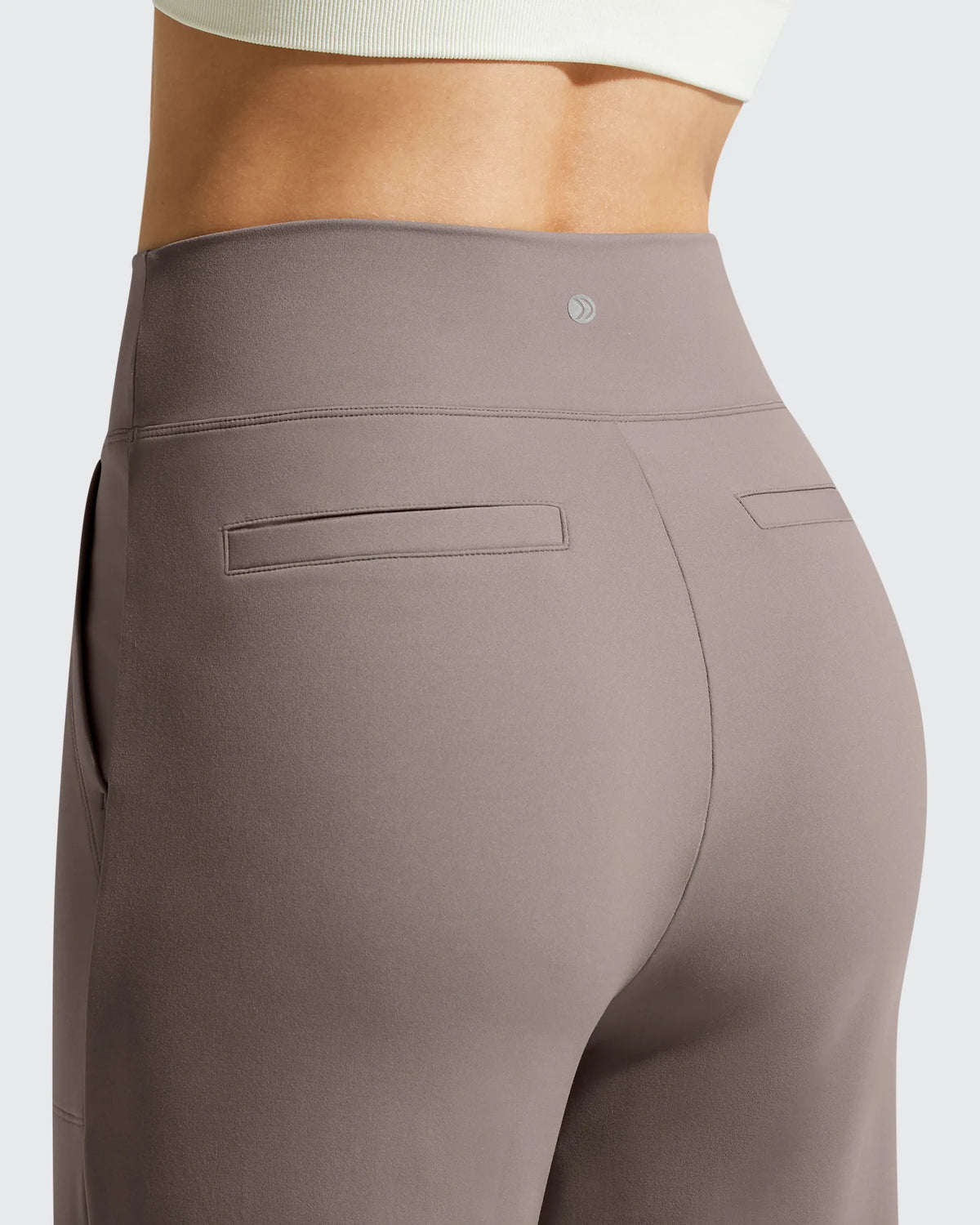 G4Free - BareFeel Faux Fly Ankle Length Casual Dress Pants -GF26J775A001A-S-GF26J776A001A-S-GF26J777A001A-S-GF26J775A001B-M-GF26J776A001B-M