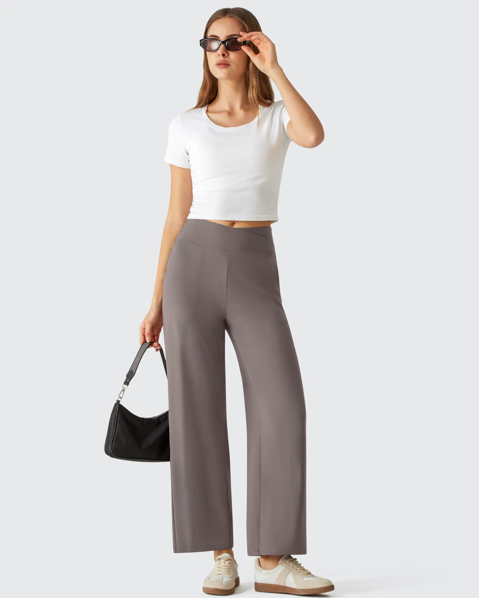 G4Free - BareFeel High Stretch Ankle Wide Leg Yoga Pants -GF26J781A001A-S-GF26J782A001A-S-GF26J783A001A-S-GF26J781A001B-M-GF26J782A001B-M