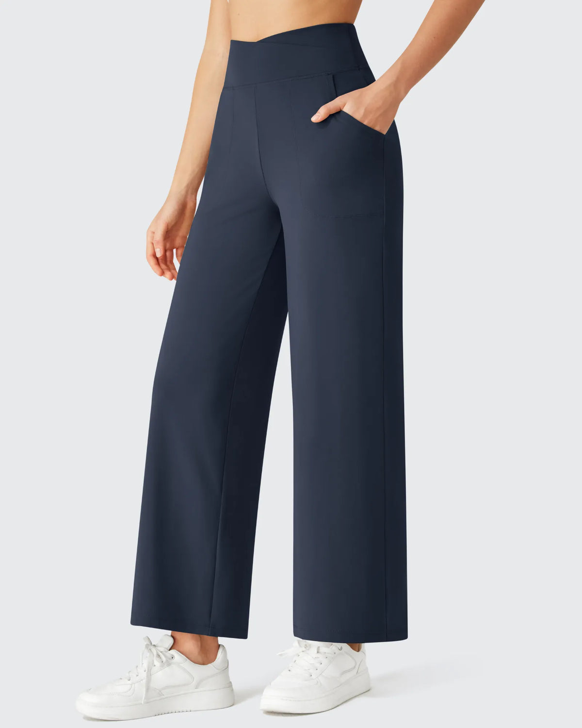 G4Free - BareFeel High Stretch Ankle Wide Leg Yoga Pants -GF26J781A001A-S-GF26J782A001A-S-GF26J783A001A-S-GF26J781A001B-M-GF26J782A001B-M