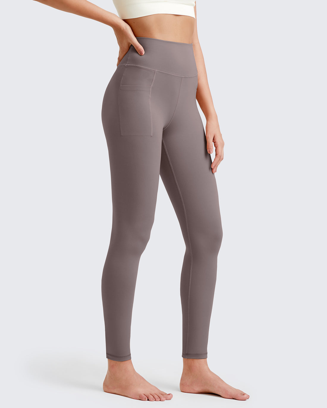 G4Free - BareFeel High-Waist Workout Yoga Leggings -GF24A334AF-XS-GF24A337AF-XS-GF24A338AF-XS-GF25A376AF-XS-GF24A334AA-S