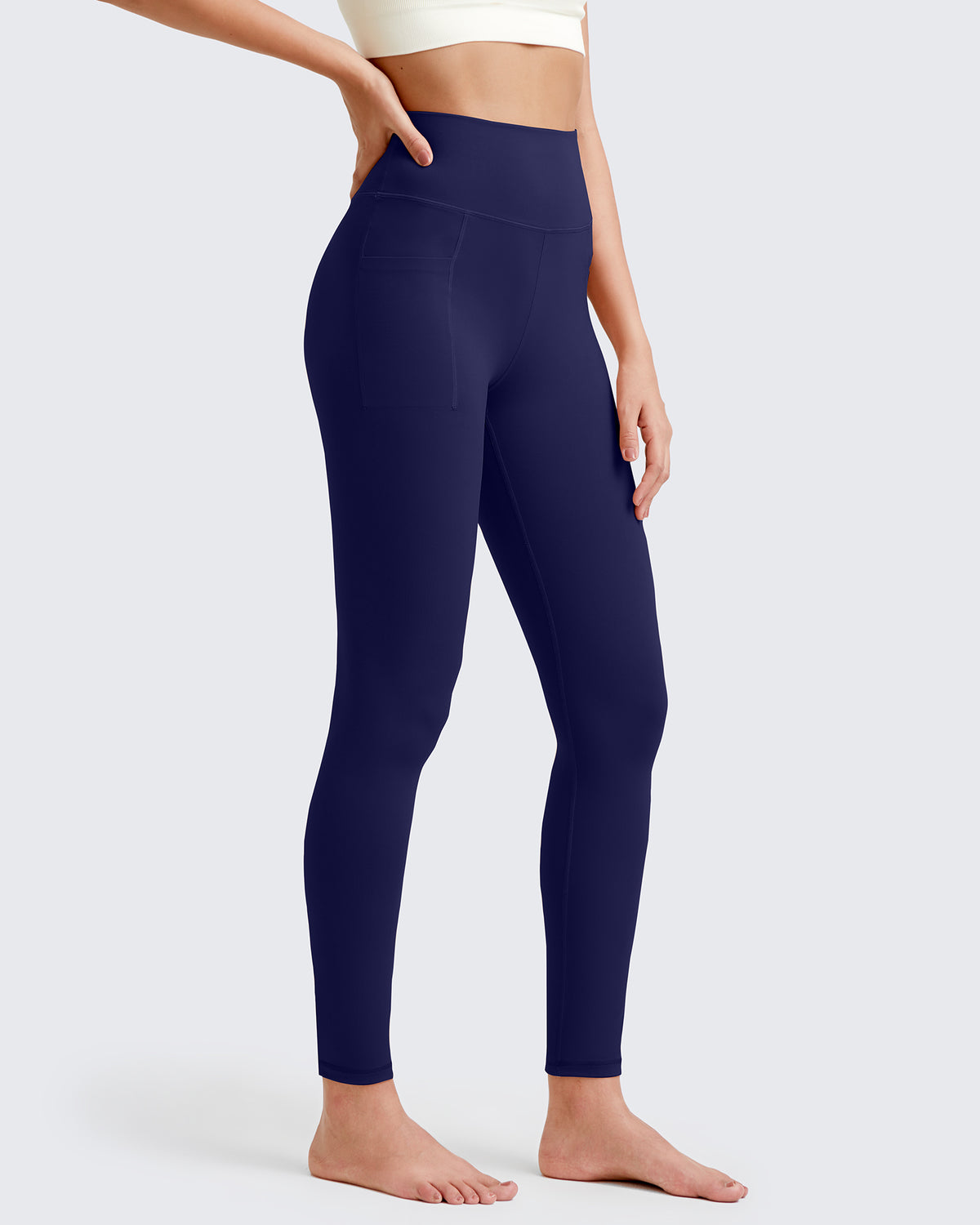 G4Free - BareFeel High-Waist Workout Yoga Leggings -GF24A334GA-S