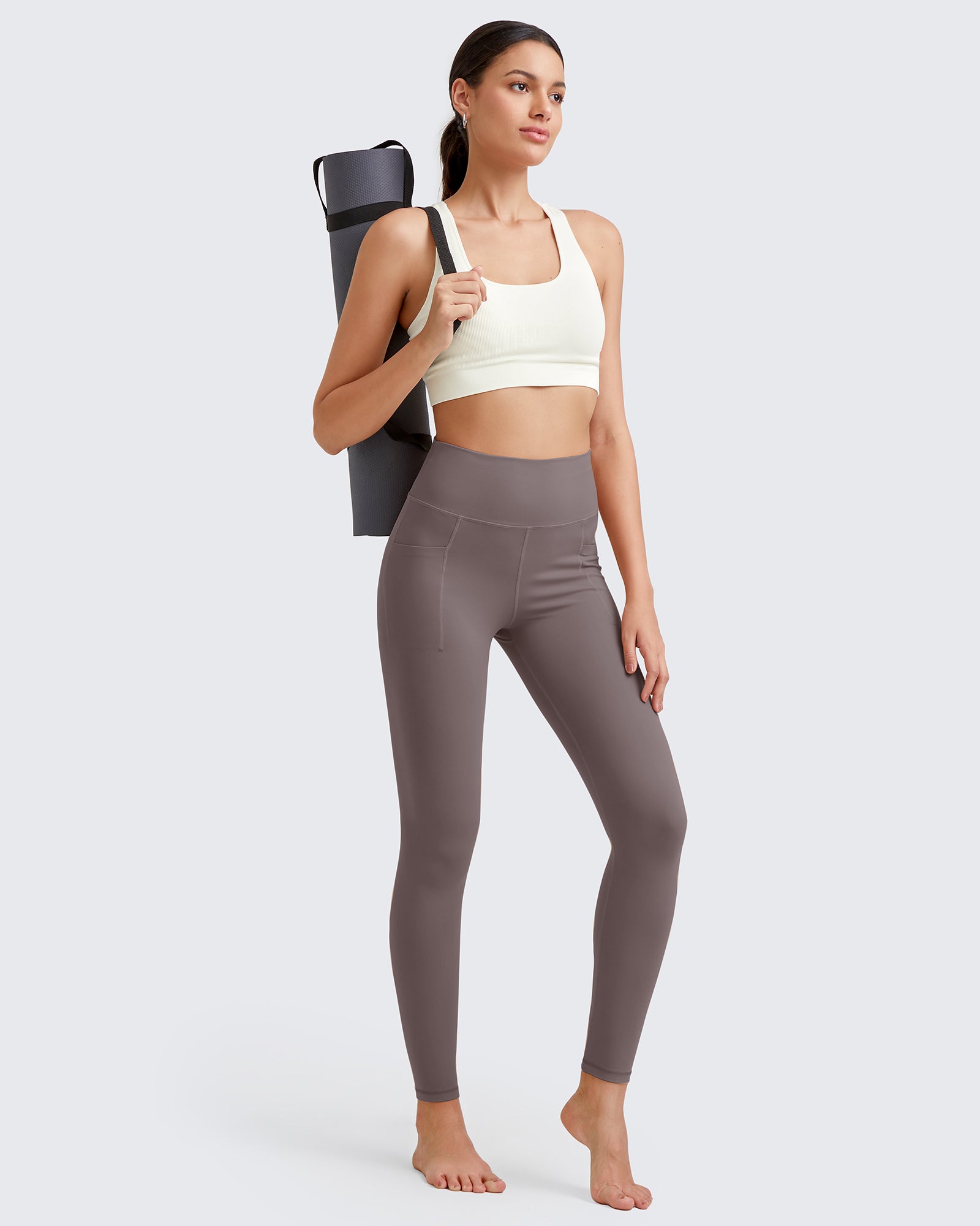 G4Free - BareFeel High-Waist Workout Yoga Leggings -GF25A376AF-XS-GF24A334AF-XS-GF24A337AF-XS-GF24A338AF-XS-GF25A376AA-S