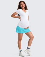 G4Free - BareFeel Inner Shorts Maternity Workout Skirt -GF25HY520AA-S-GF25HY520AB-M-GF25HY520AC-L-GF25HY520AD-XL-GF25HY520AF-XS