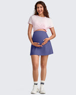 G4Free - BareFeel Inner Shorts Maternity Workout Skirt -GF25HY520AA-S-GF25HY520AB-M-GF25HY520AC-L-GF25HY520AD-XL-GF25HY520AF-XS