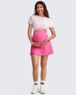 G4Free - BareFeel Inner Shorts Maternity Workout Skirt -GF25HY520AA-S-GF25HY520AB-M-GF25HY520AC-L-GF25HY520AD-XL-GF25HY520AF-XS