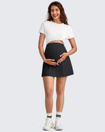 G4Free - BareFeel Inner Shorts Maternity Workout Skirt -GF25HY520AA-S-GF25HY520AB-M-GF25HY520AC-L-GF25HY520AD-XL-GF25HY520AF-XS