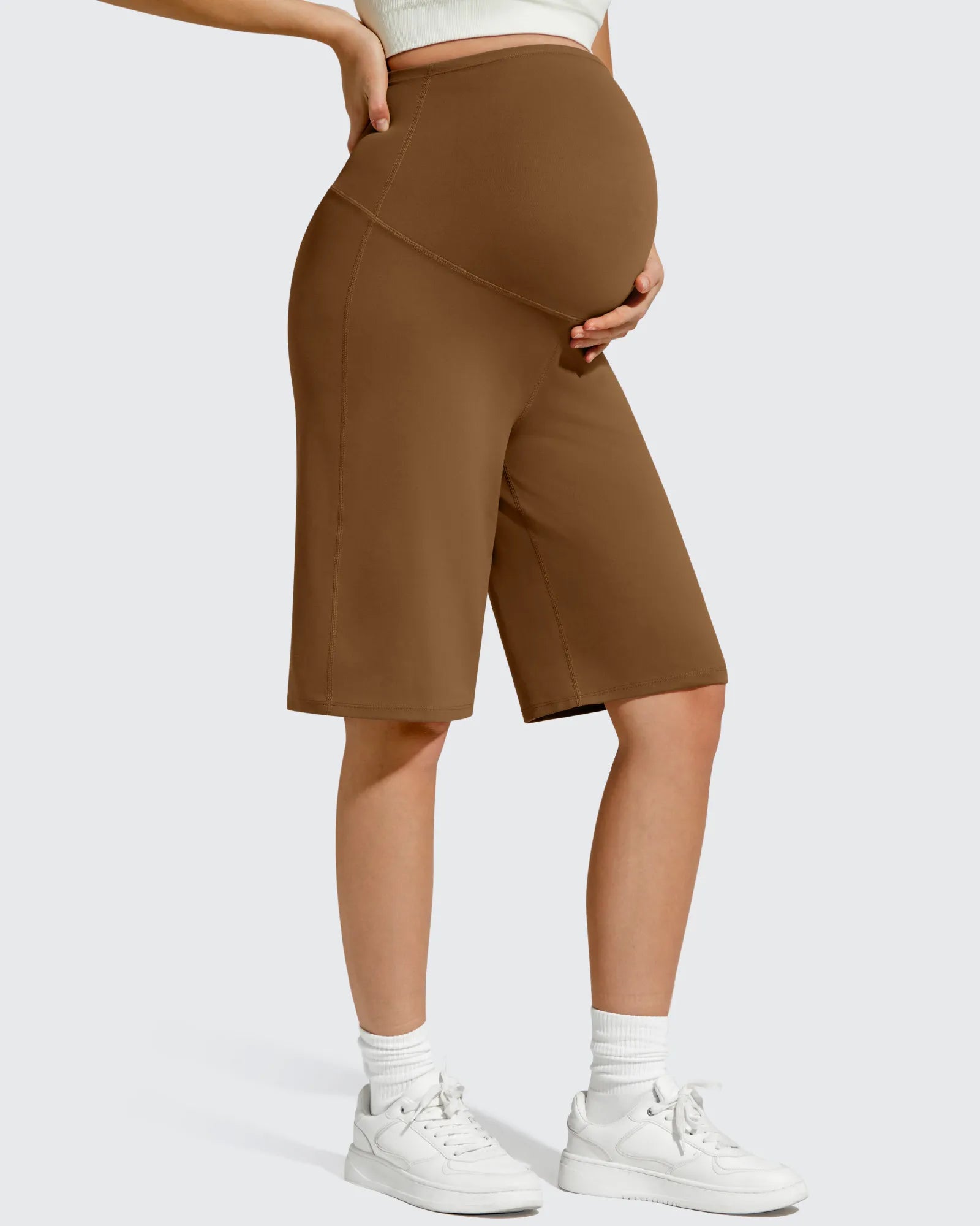 G4Free - BareFeel Maternity Bermuda Wide Leg Shorts -GF26EY793A001A-S-GF26EY793A001B-M-GF26EY793A001D-XL-GF26EY793A001C-L-GF26EY793A001E-XXL