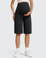 G4Free - BareFeel Maternity Bermuda Wide Leg Shorts -GF26EY793A001A-S-GF26EY793A001B-M-GF26EY793A001D-XL-GF26EY793A001C-L-GF26EY793A001E-XXL