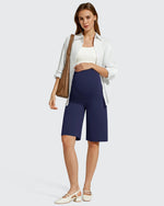 G4Free - BareFeel Maternity Bermuda Wide Leg Shorts -GF26EY793A001A-S-GF26EY793A001B-M-GF26EY793A001D-XL-GF26EY793A001C-L-GF26EY793A001E-XXL