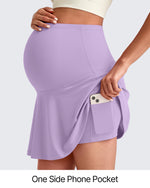 G4Free - BareFeel One Pocket Maternity Tennis Skirt -GF25HY517BA-S-GF25HY517BB-M-GF25HY517BC-L-GF25HY517BD-XL-GF25HY517BF-XS