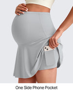 G4Free - BareFeel One Pocket Maternity Tennis Skirt -GF25HY517BA-S-GF25HY517BB-M-GF25HY517BC-L-GF25HY517BD-XL-GF25HY517BF-XS
