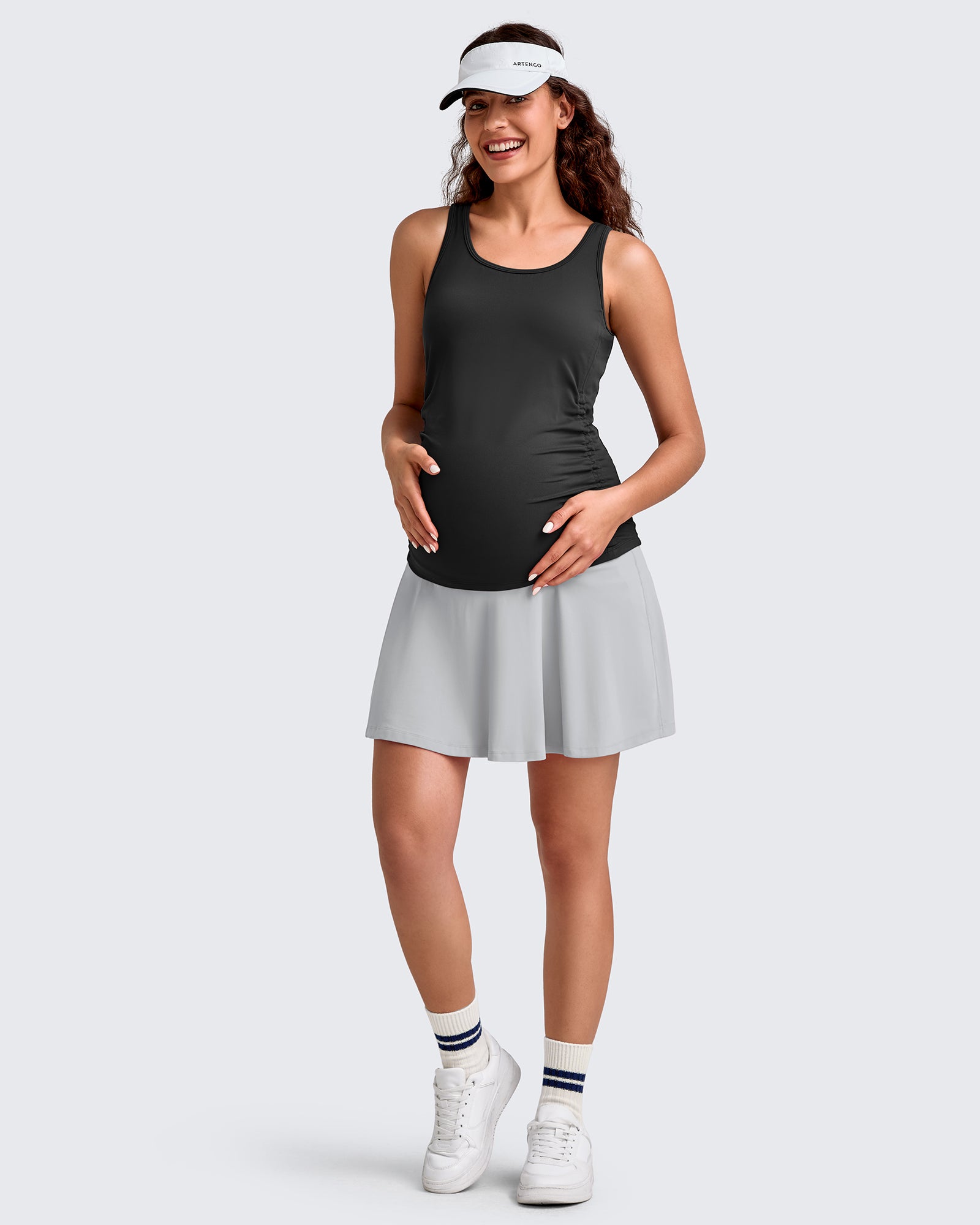 G4Free - BareFeel One Pocket Maternity Tennis Skirt -GF25HY517BA-S-GF25HY517BB-M-GF25HY517BC-L-GF25HY517BD-XL-GF25HY517BF-XS