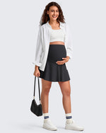 G4Free - BareFeel One Pocket Maternity Tennis Skirt -GF25HY517BA-S-GF25HY517BB-M-GF25HY517BC-L-GF25HY517BD-XL-GF25HY517BF-XS