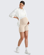G4Free - BareFeel Pregnancy Belly Workout Shorts 6 -GF25EY375AA-S-GF25EY375AB-M-GF25EY375AC-L-GF25EY375AD-XL-GF25EY375AE-XXL