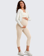 G4Free - BareFeel Pregnancy Capri Leggings 21'' -GF25AY500AA-S-GF25AY500AB-M-GF25AY500AC-L-GF25AY500AD-XL-GF25AY500AE-XXL