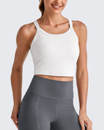 G4Free - BareFeel Racerback Cropped Sports Bra -GF25L448CA-S