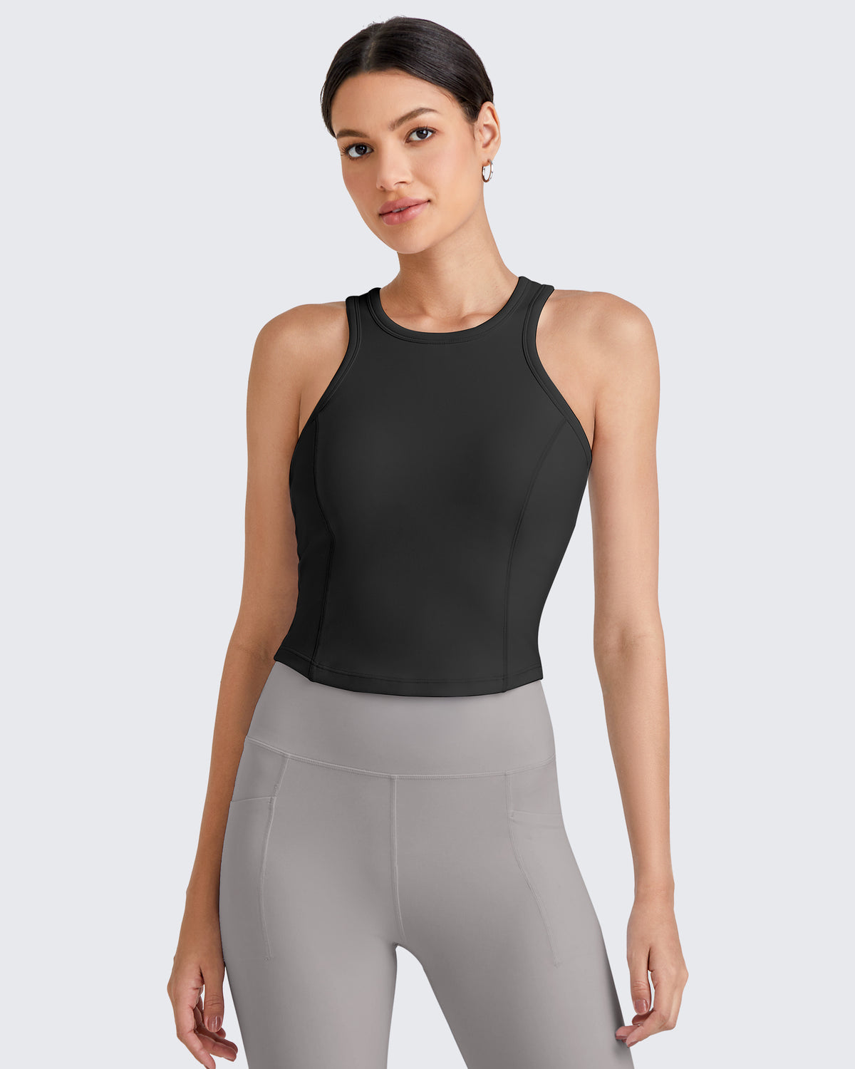 G4Free - BareFeel Racerback Sport Bras Tank -GF25L392EA-S