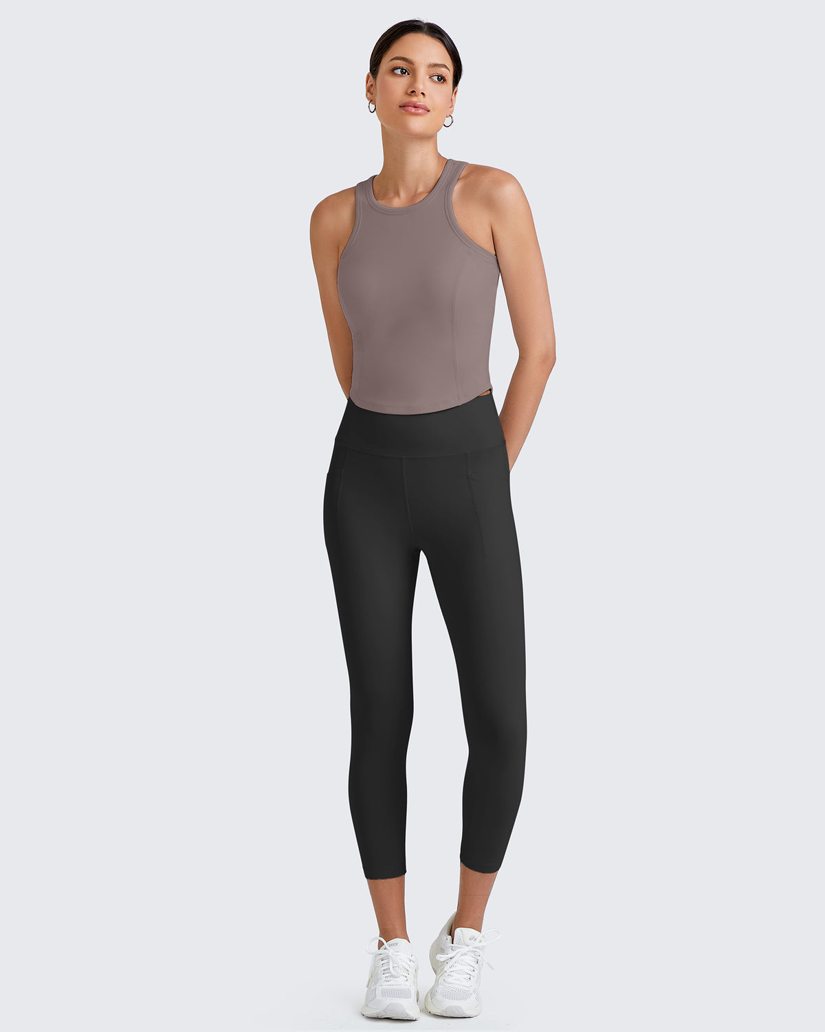 G4Free - BareFeel Racerback Sport Bras Tank -GF25L392EA-S-GF25L392EB-M-GF25L392EC-L-GF25L392ED-XL-GF25L392EF-XS