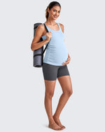 G4Free - BareFeel Ruched Workout Pregnancy Tank -GF25LY405FA-S-GF25LY405FB-M-GF25LY405FC-L-GF25LY405FD-XL-GF25LY405FF-XS