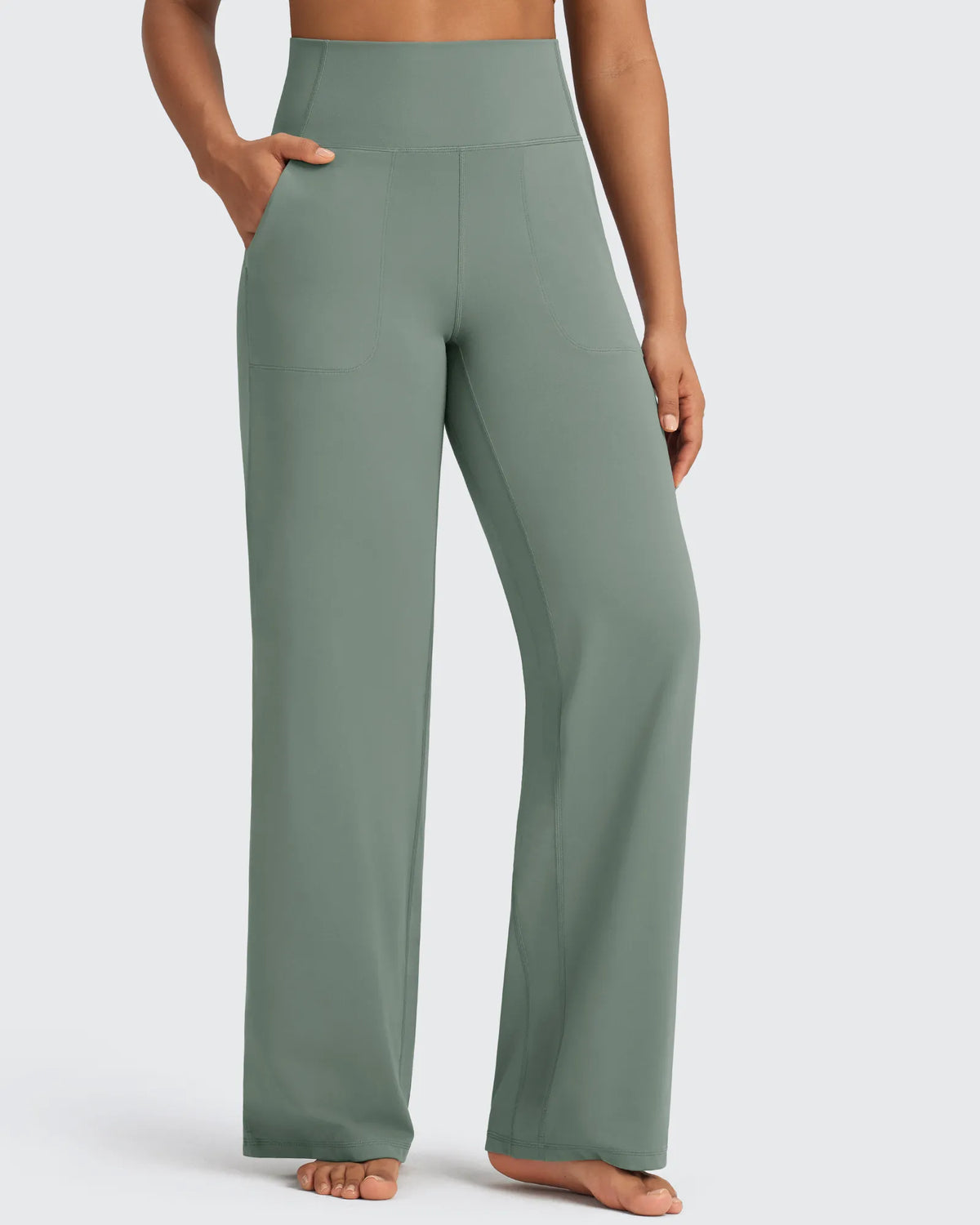 G4Free - BareFeel Seamless High-Waist Dressy Pants -GF24J241PA-S