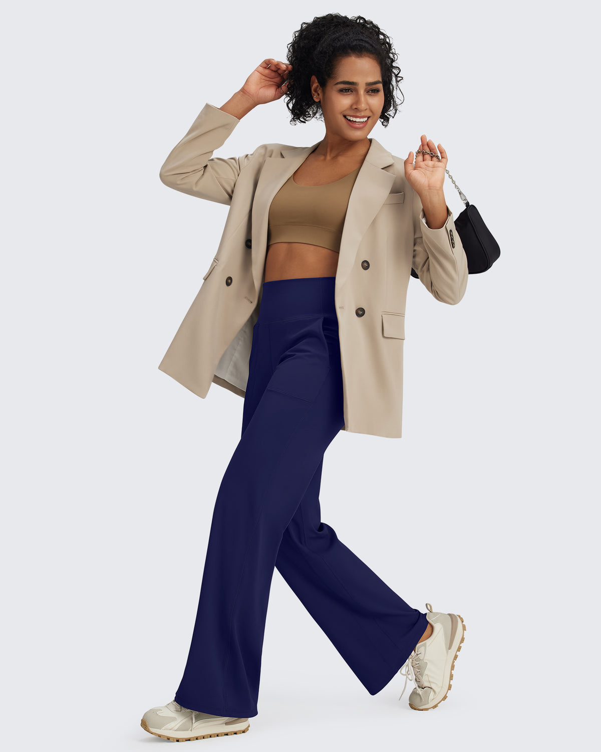 G4Free - BareFeel Seamless High-Waist Dressy Pants Tall -GF24J243AA-S