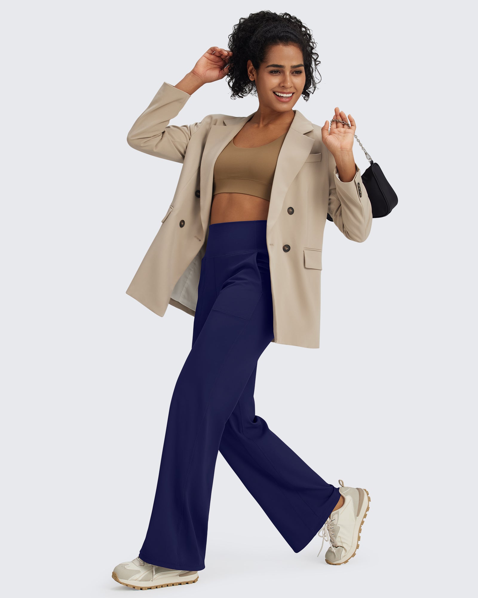 G4Free - BareFeel Seamless High-Waist Dressy Pants Tall -GF24J243AA-S