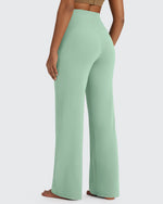G4Free - BareFeel Seamless High-Waist Dressy Wide Leg Pants -GF24J241IA-S