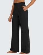 G4Free - BareFeel Seamless High-Waist Dressy Wide Leg Pants -GF24J241IA-S
