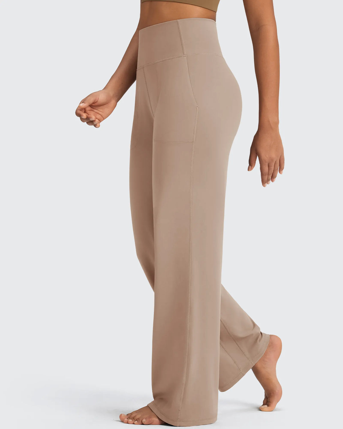 G4Free - BareFeel Seamless High-Waist Dressy Wide Leg Pants -GF24J241IA-S-GF24J243IA-S-GF24J242IA-S-GF24J241IB-M-GF24J243IB-M