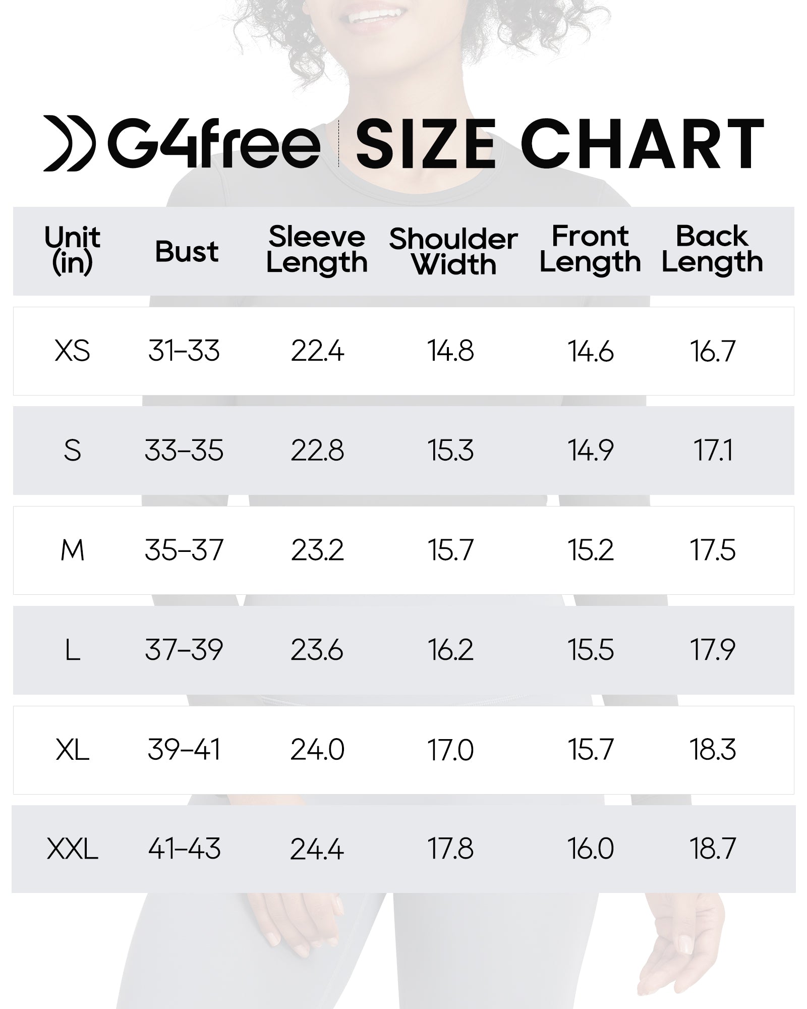 G4Free - BareFeel Slim High Crew Neck Cropped Long Sleeve -GF24B234EA-S-GF24B234EB-M-GF24B234EC-L-GF24B234ED-XL-GF24B234AA-S