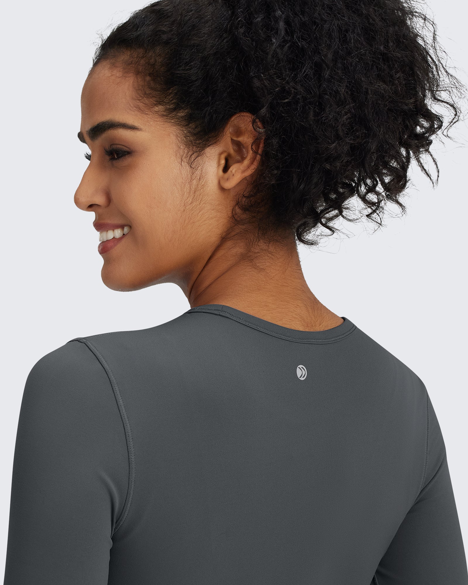 G4Free - BareFeel Slim High Crew Neck Cropped Long Sleeve -GF24B234EA-S-GF24B234EB-M-GF24B234EC-L-GF24B234ED-XL-GF24B234AA-S