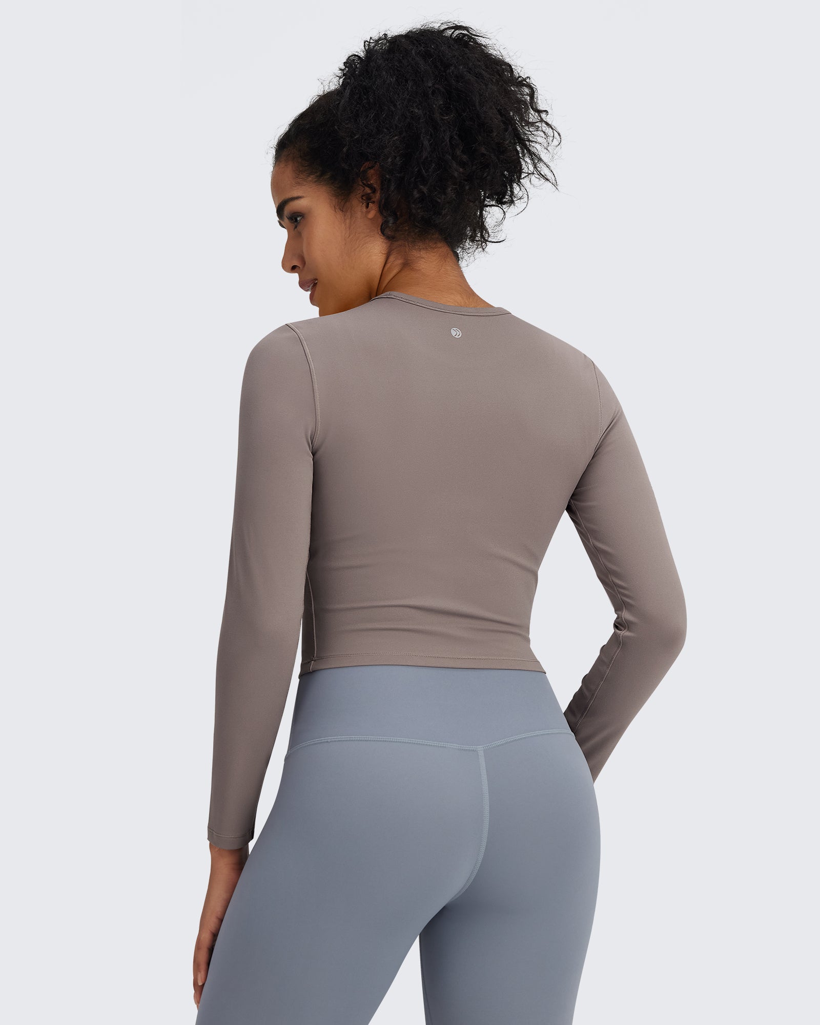 G4Free - BareFeel Slim High Crew Neck Cropped Long Sleeve -GF24B234EA-S-GF24B234EB-M-GF24B234EC-L-GF24B234ED-XL-GF24B234AA-S