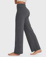 G4Free - BareFeel Wide Leg High-Waisted Pants Petite -GF24J247FA-S