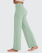 G4Free - BareFeel Wide Leg High-Waisted Pants Petite -GF24J247FA-S