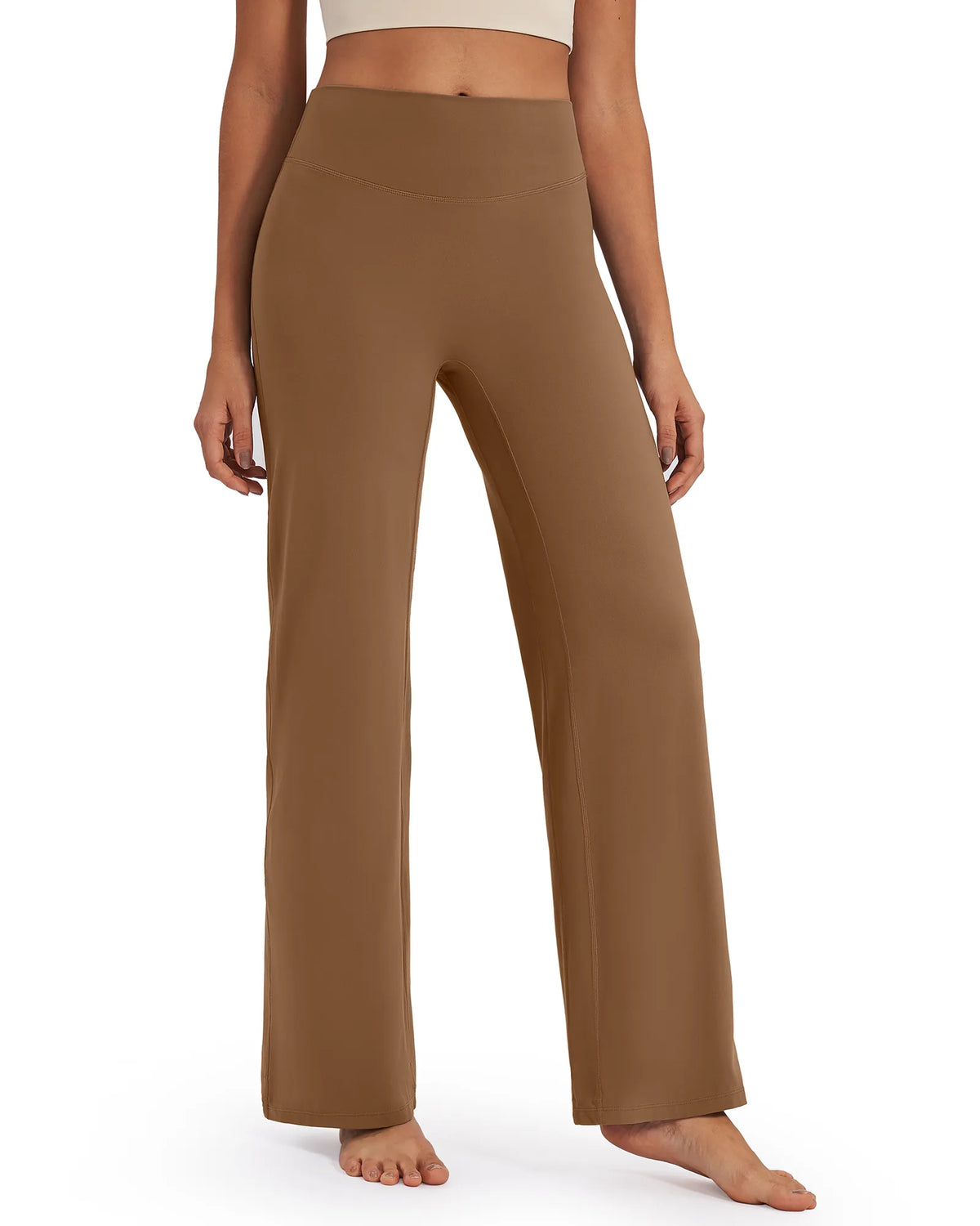 G4Free - BareFeel Wide Leg High-Waisted Pants Petite -GF24J247FA-S
