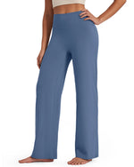 G4Free - BareFeel Wide Leg High-Waisted Pants Petite -GF24J247FA-S-GF24J247FB-M-GF24J247FC-L-GF24J247FD-XL-GF24J247FE-XXL