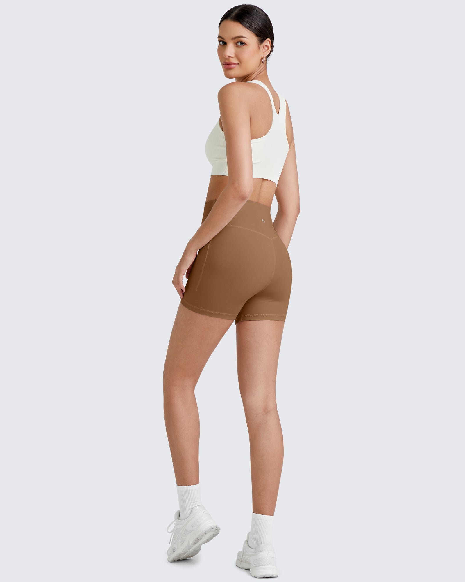 G4Free - BareFeel Workout Legging Shorts -GF25A358AA-S-GF25A359AA-S-GF25A358AB-M-GF25A359AB-M-GF25A358AC-L